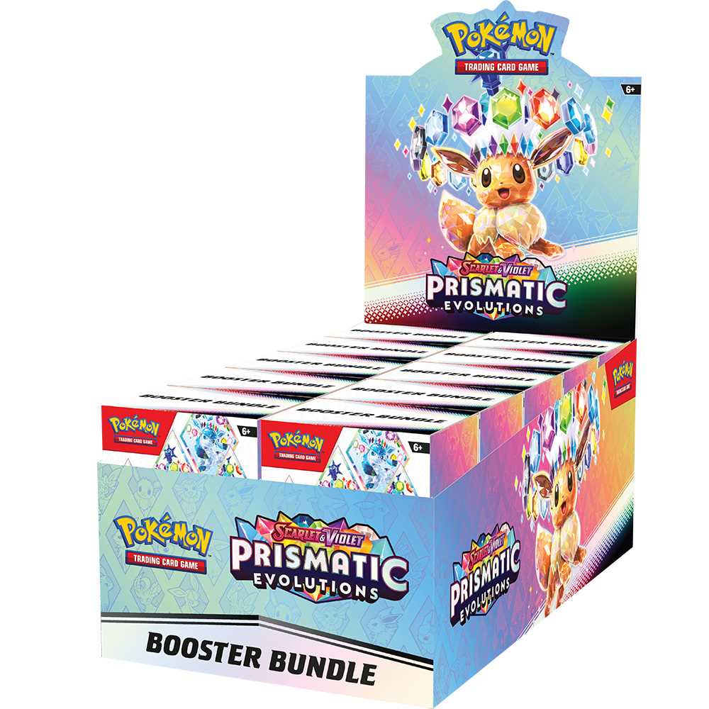 new Pokémon TCG: Scarlet & Violet 8.5 - Prismatic Evolutions - Booster Bun -10 Booster Bundles