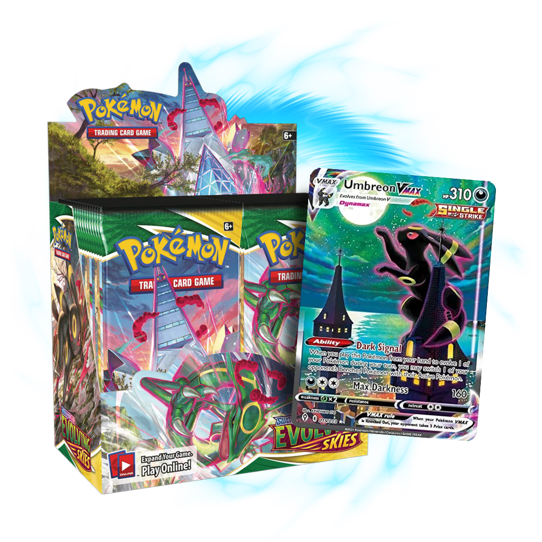 new Evolving Skies Booster Box
