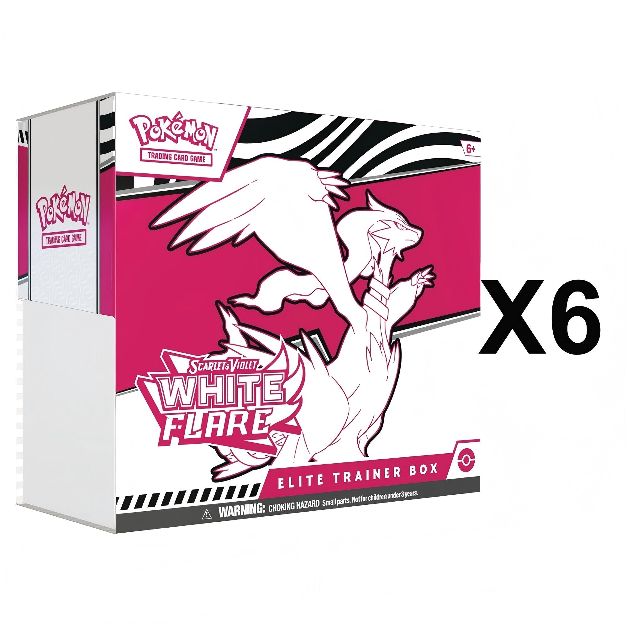 new Pokemon White Flare SV10.5 Elite Trainer Box [x6] Sealed Case
