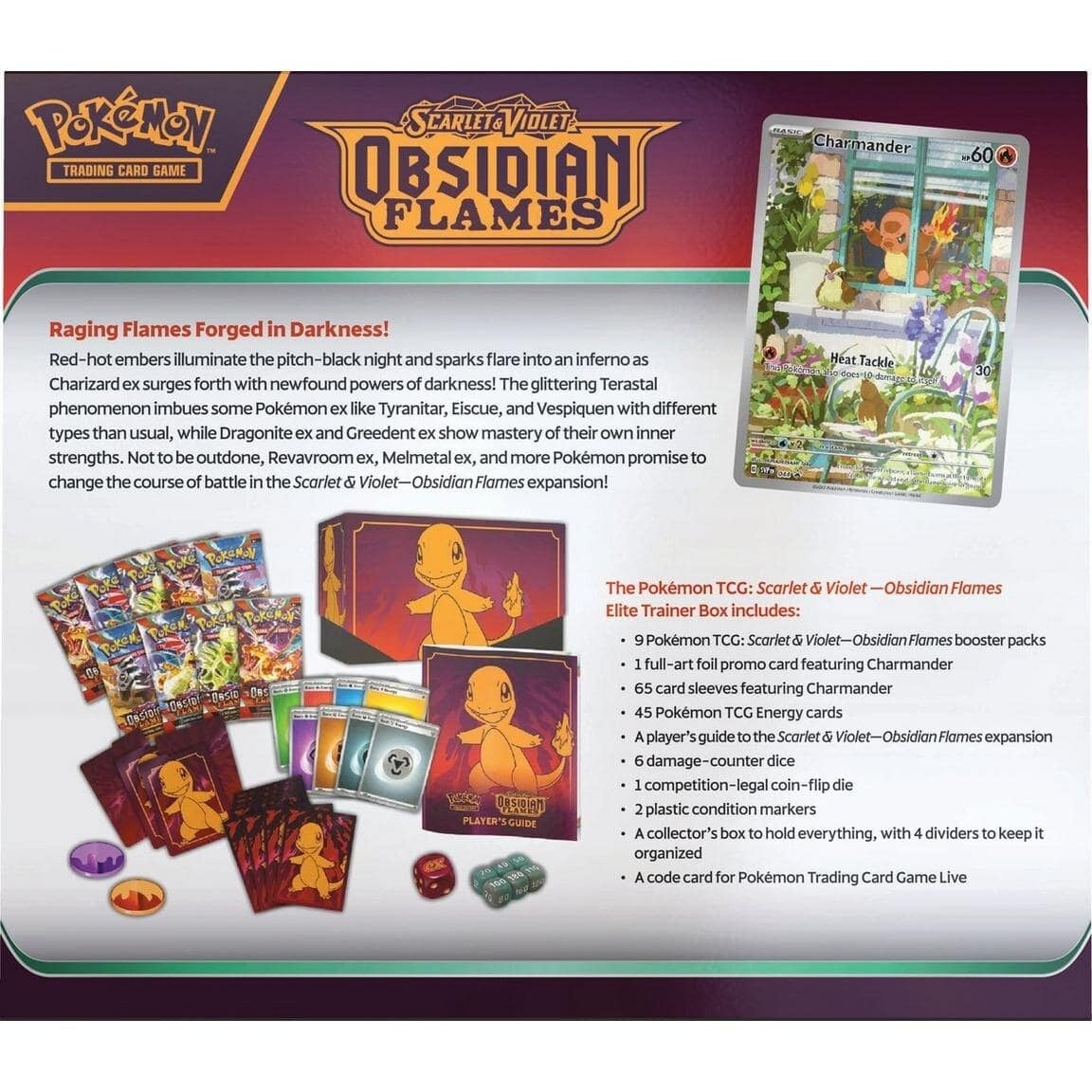 new Hot Sale : Scarlet & Violet: Obsidian Flames - Elite Trainer Box