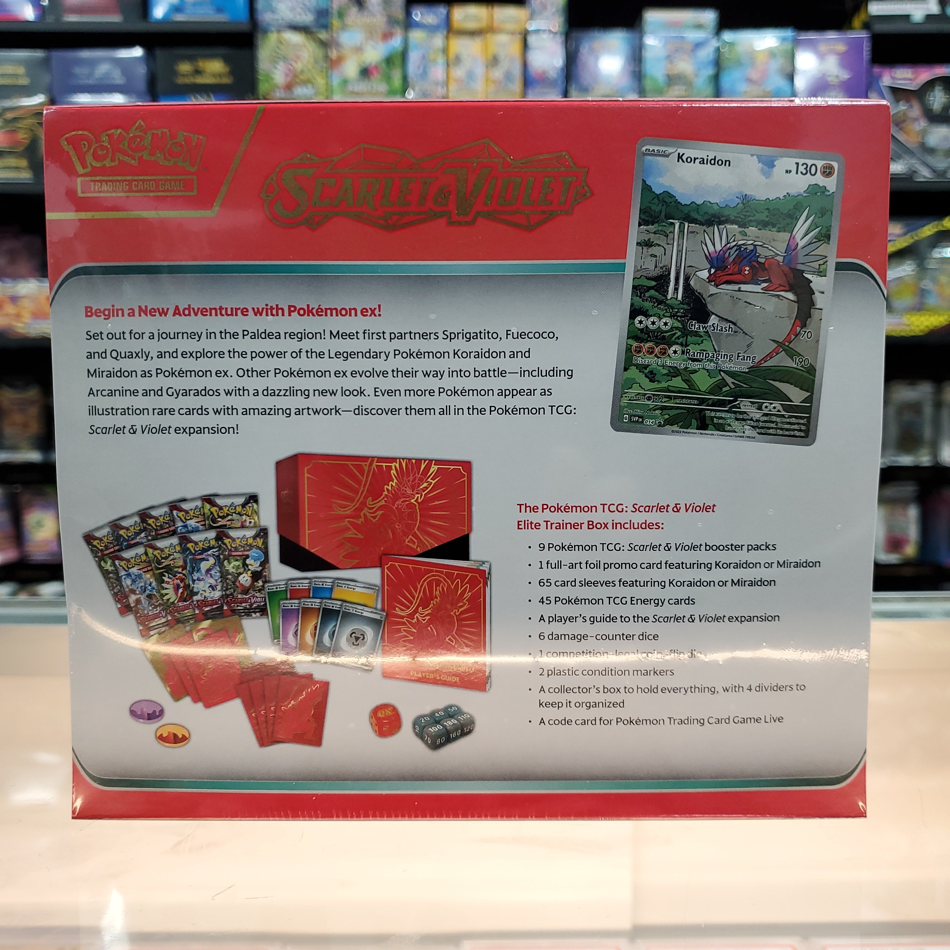 new Hot Sale : Scarlet & Violet - Elite Trainer Box (Koraidon)