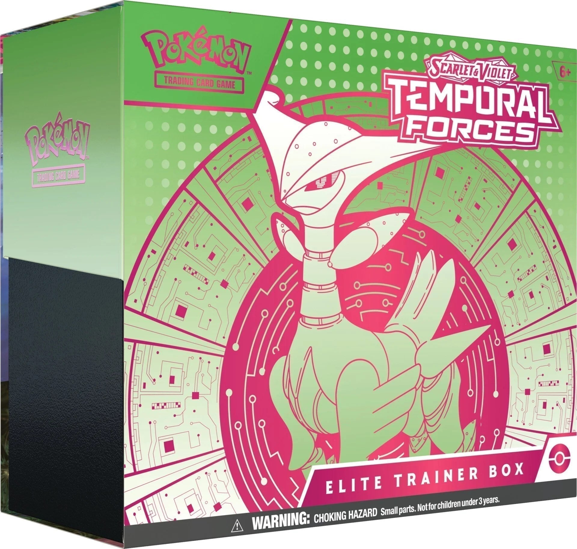 new Hot Sale : Scarlet & Violet: Temporal Forces - Elite Trainer Box (Iron Leaves)