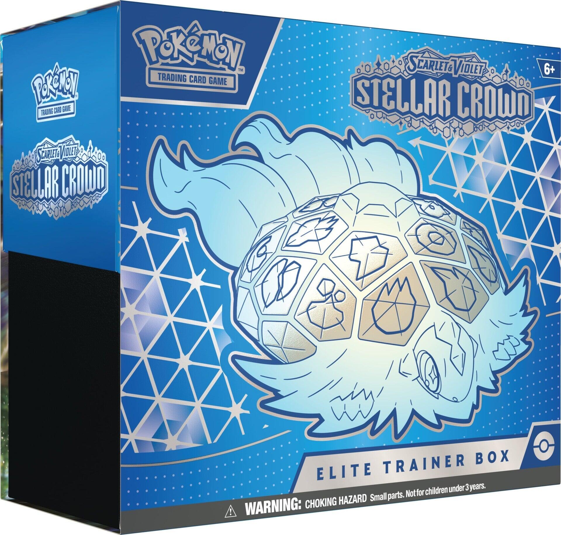 new Hot Sale : Scarlet & Violet: Stellar Crown - Elite Trainer Box