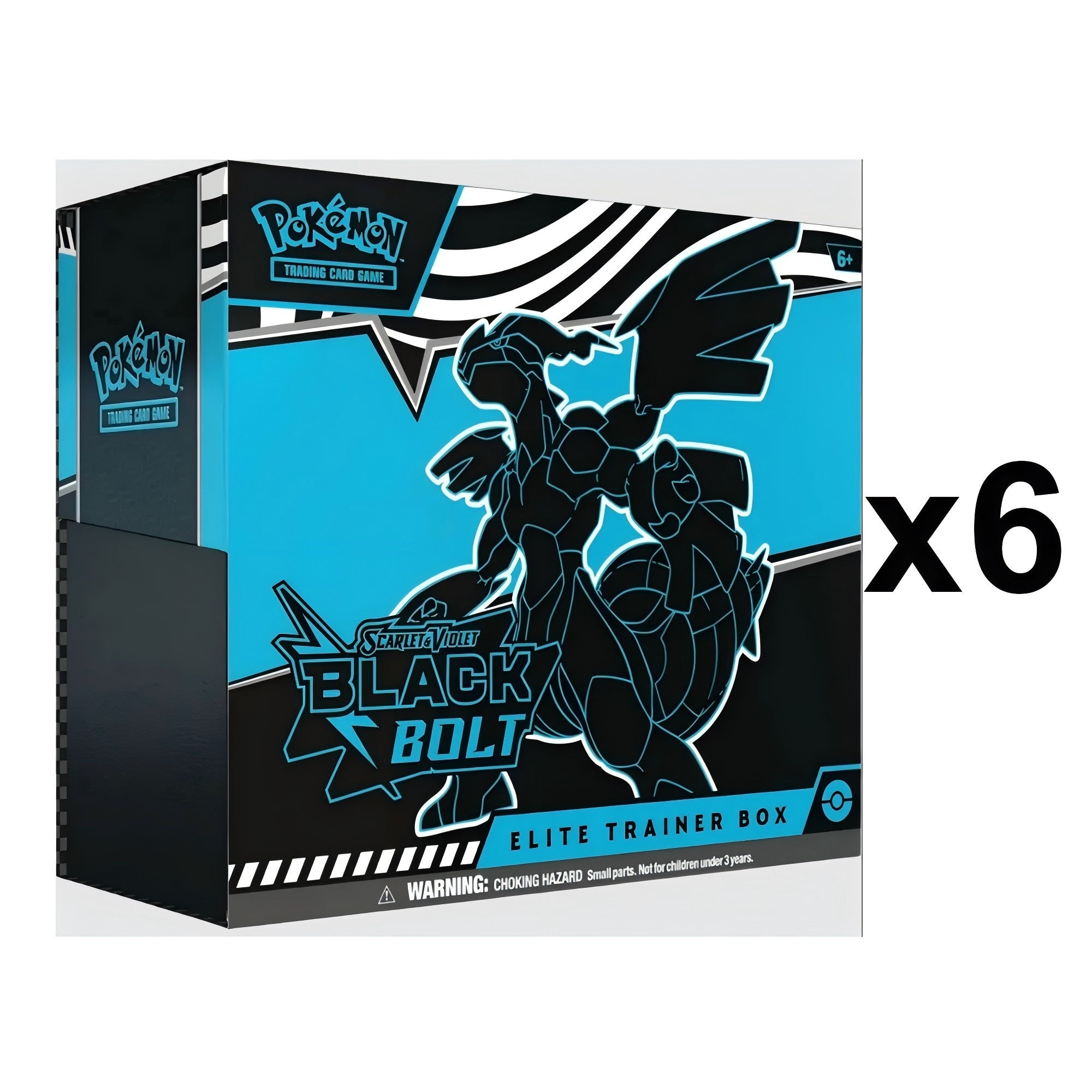 new Pokemon Black Bolt SV10.5 Elite Trainer Box [x6] Sealed Case