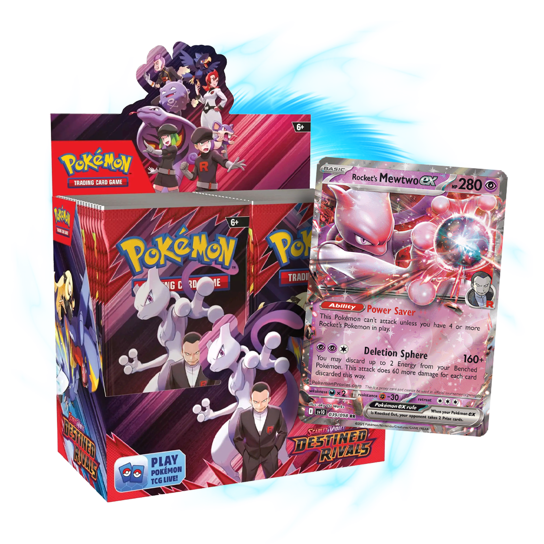 new  Destined Rivals Team Rocket Booster Box
