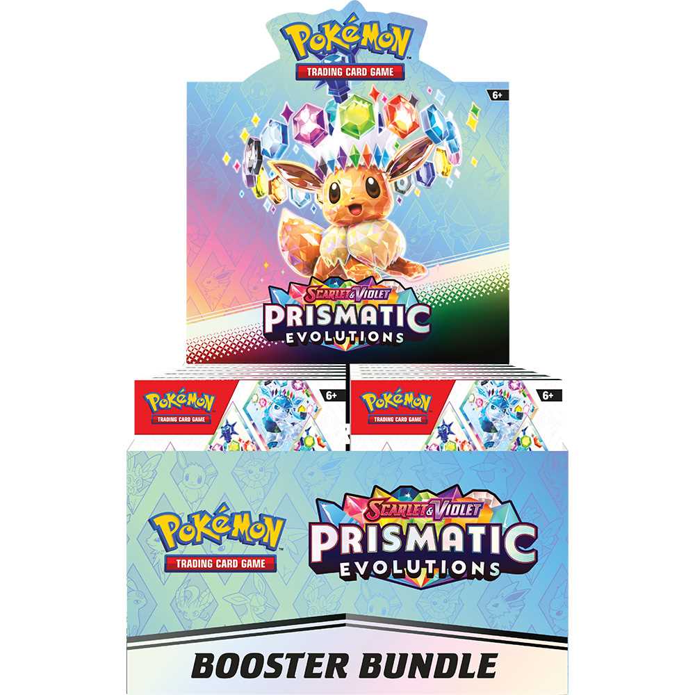new Pokémon TCG: Scarlet & Violet 8.5 - Prismatic Evolutions - Booster Bun -10 Booster Bundles