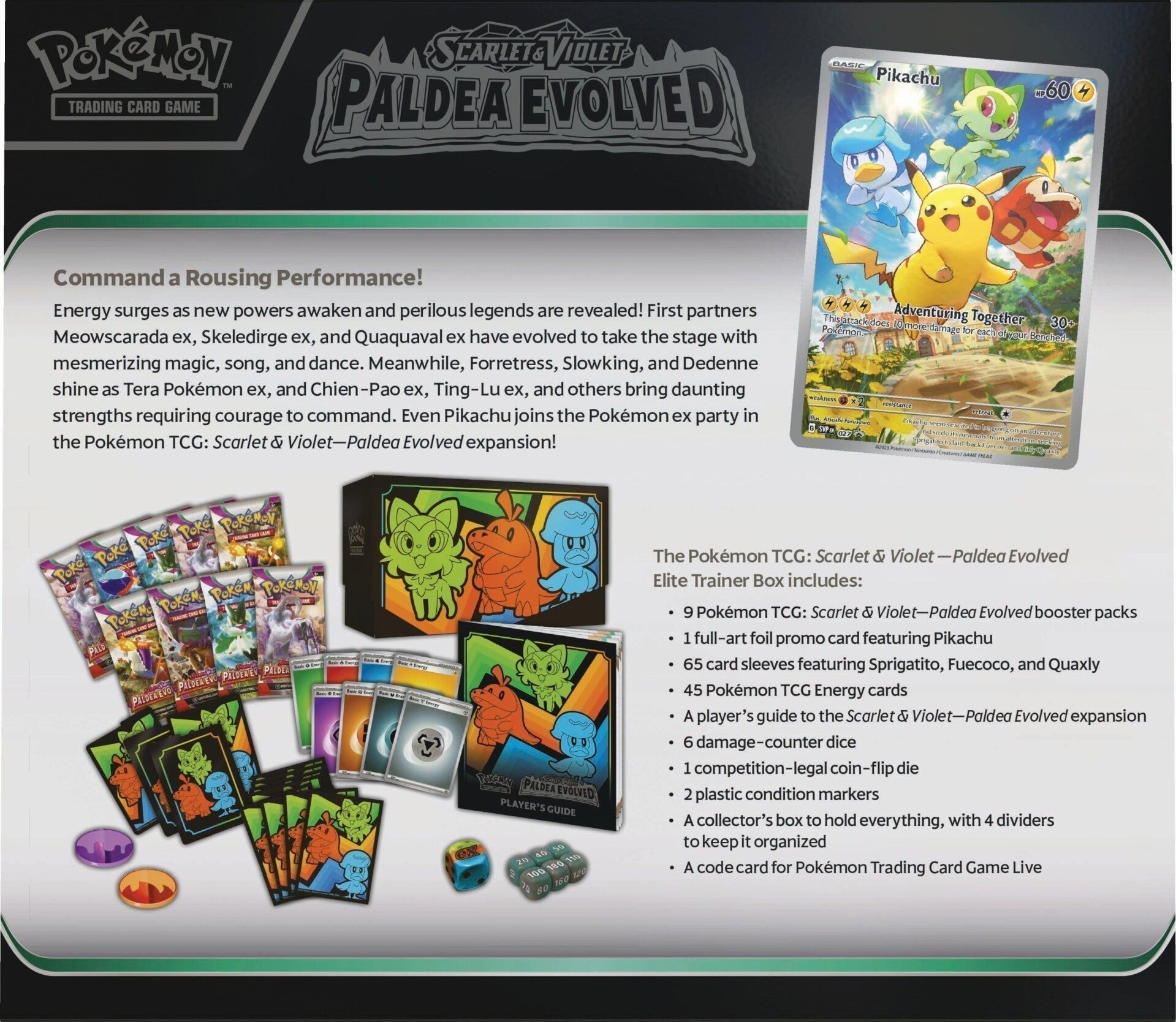 new Hot Sale : Scarlet & Violet: Paldea Evolved - Elite Trainer Box